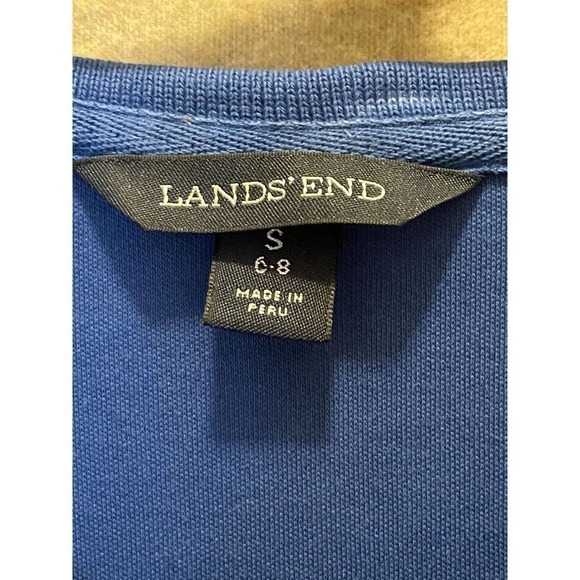 Lands End Polo Women's Small (6-8) KU Jayhawks Royal Blue - Picture 6 of 12